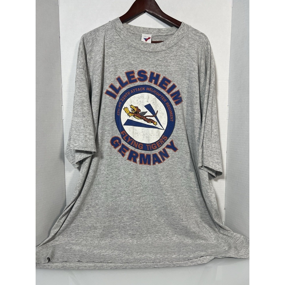 RARE VTG FLYING TIGERS ILLESHEIM GERMANY SHIRT OS 051